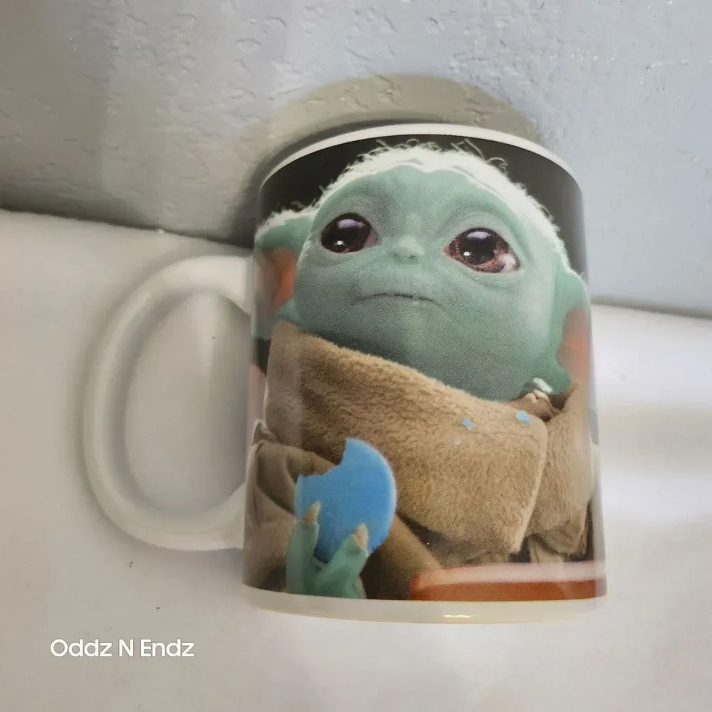 Star Wars The Mandalorian Baby Yoda Ceramic Coffee Mug 12oz Dishwasher & Microwa